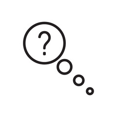 Question icon vector