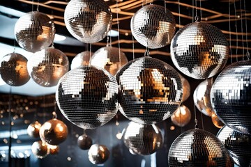 Mirror ball hanging  for a disco show or nightclub can add a touch of glamour and nostalgia to the atmosphere. Here's a step-by-step guide to help you set up a mirror ball 