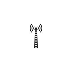 Antenna tower icon .Simple illustration isolated on white background 
