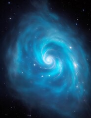 Crie uma imagem realista comum fundo do universo estrelado e com uma nebulosa que forma uma espécie de circulo de fogo azul celeste formando um símbolo de união , com elmetos em gestalt de animais de  - obrazy, fototapety, plakaty