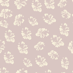 Delicate Flowers,  Decorative vector seamless pattern. Repeating background. Tileable wallpaper print. © Ewa