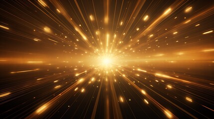 a bright light in the dark