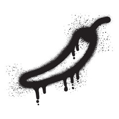 Chili pepper graffiti with black spray paint © anakcikal978