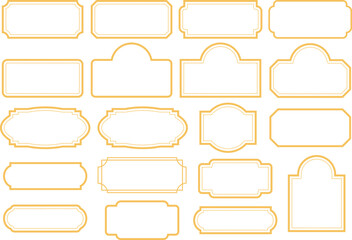 飾り枠　フレーム　クラシック シンプル