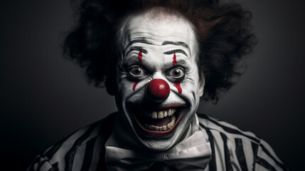 Scary Clown. Generative Ai