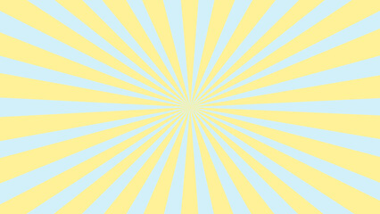 Rays blue and yellow as background