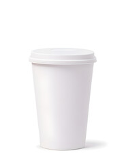 Take away coffee cup mockup, (front view). ai generative