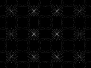 black and white seamless pattern