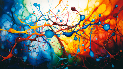 A vibrant, abstract depiction captures the essence of "NO-ferroheme behaves as a signaling entity in the vasculature.