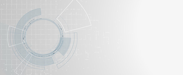 Obraz premium Technology abstract futuristic background for internet business. Big data concept.