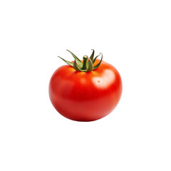 Tomato  isolated on white PNG transparent background