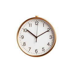 clock isolated on white PNG transparent background