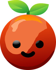 Obraz premium isolated cute kantalop fruit white background