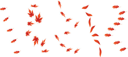 Falling Leaves Steps Vector image or clip art