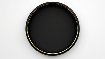 oval frame on a white background