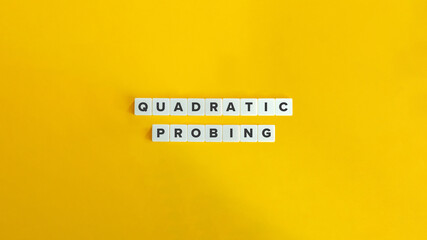 Quadratic Probing Term. Collision Resolution Method.