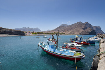 Fototapeta na wymiar Landschaft bei Puerto de La Aldea auf der Insel Gran Canaria