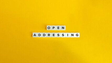 Open Addressing (Closed Hashing) Term. Collision Resolution Method.