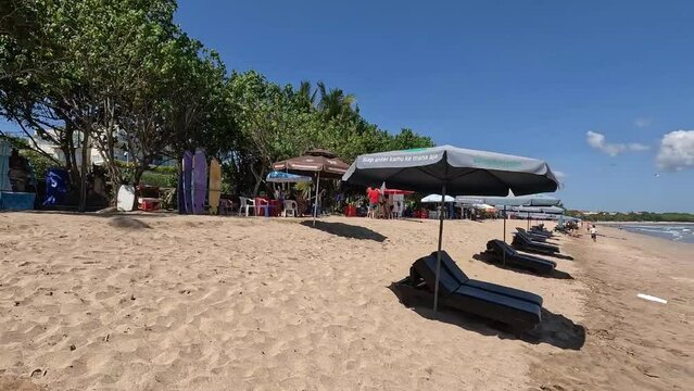 Kuta Beach in Bali, Indonesia.