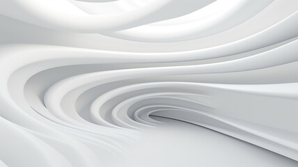 Abstract white architecture background, modern geometric wallpaper, futuristic technology design.