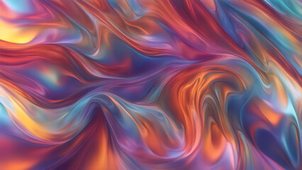Liquid Abstract Background - 648029161