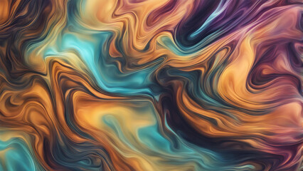 Liquid Abstract Background - 648029368