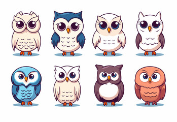 Owl Icon Set