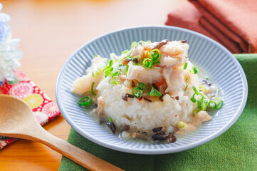 タッカンマリ風鶏のスープかけごはん