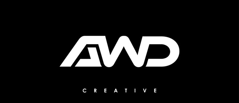 AWD Letter Initial Logo Design Template Vector Illustration