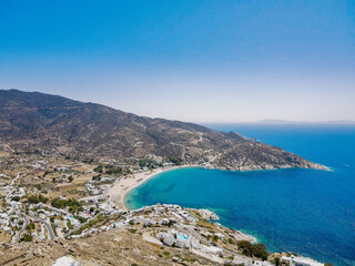 Obraz premium The coasts of Ios in Greece