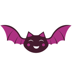Halloween Bat Illustration 
