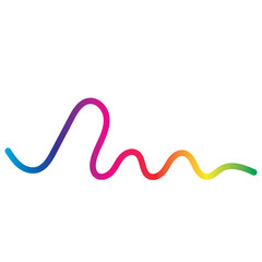 Fototapeta na wymiar Sound waves logo vector illustration