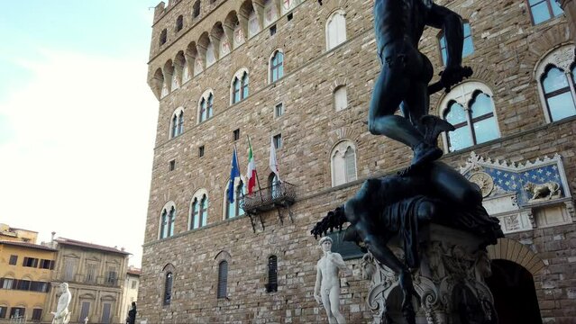 Benvenuto Cellini's Perseus with the Head of Medusa, Florence, Tuscany, Italy

