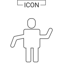 Professional person icon design 