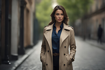 Obraz premium Female detective