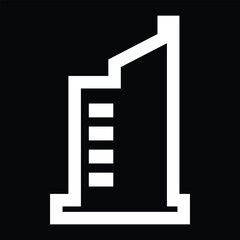 Real estate construction logo icon.