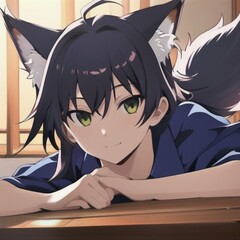 きつね、美少年、美青年