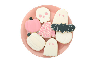 PNG, Halloween cookies concept, isolated on white background