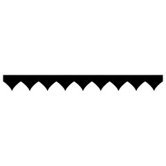 Border icon vector. Framing illustration sign. Pattern symbol or logo.