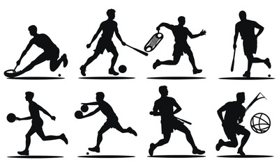 vector sport silhouette collection