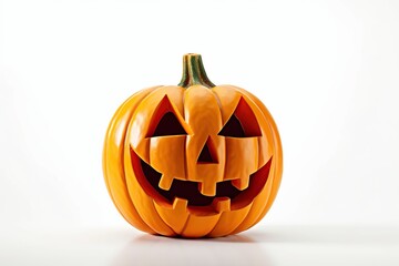 Halloween pumpkin on white background. Halloween pumpkin