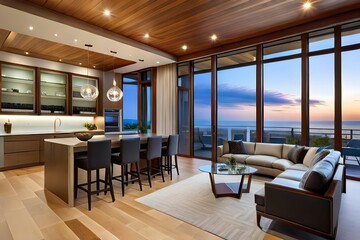 interior of a restaurant