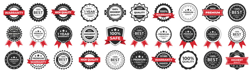 Vintage badges and medal with ribbon for sale and promotion. Warranty, premium quality, best quality badges. Warranty badges and labels