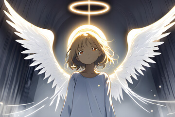 Draw a little girl angel.
Generative AI