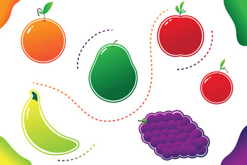 Nature's Palette: Exploring the Beauty of Fruits in Backgrounds