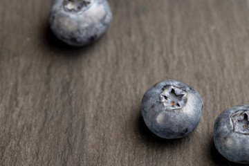 fresh blueberry harvest on the table, sweet and delicious