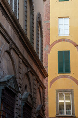 Obraz premium Historic buildings of Lucca, Tuscany