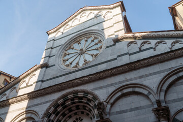Fototapeta premium Historic buildings of Lucca, Tuscany