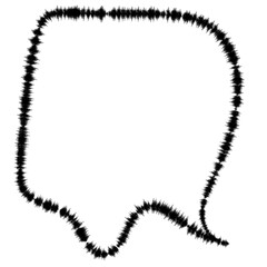 speech clouds chat bubble icon.