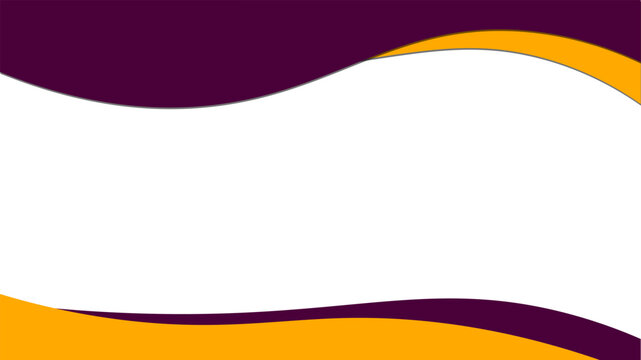 Vector abstract background curved shape design blue and yellow color